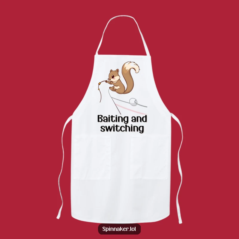 Funny Squirrel Yacht Apron: Cook with a Smile, Perfect Funny Gift