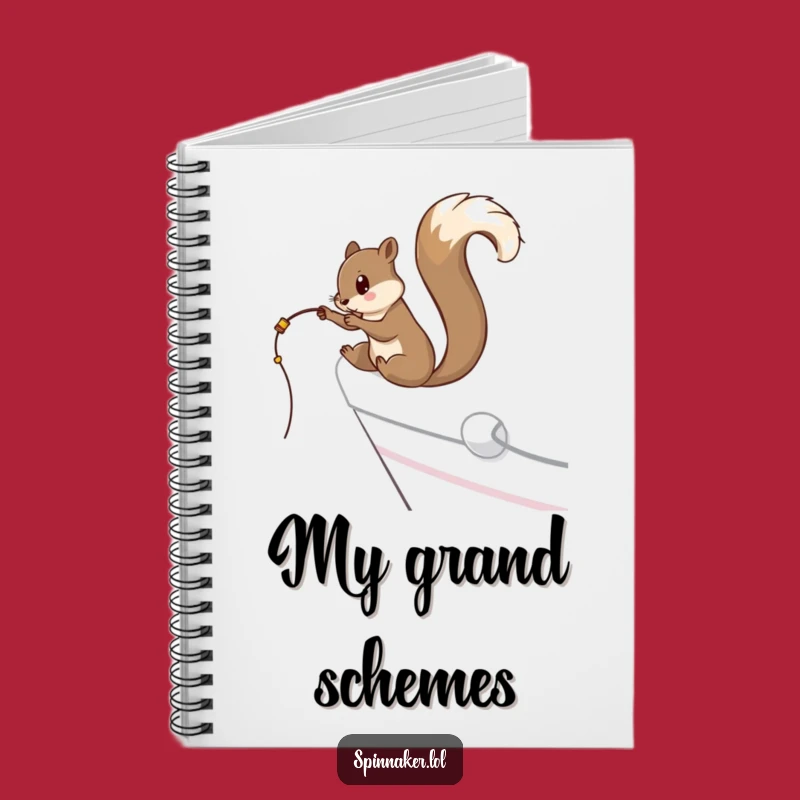Funny Squirrel Yacht Notebook: Jot Down Ideas with Quirky Flair, Great Funny Gift